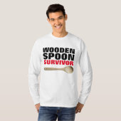 WOODEN SPOON SURVIVOR Funny T-shirts (Voorkant volledig)