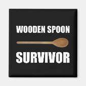 Wooden Spoon Survivor Magneet (Voorkant)