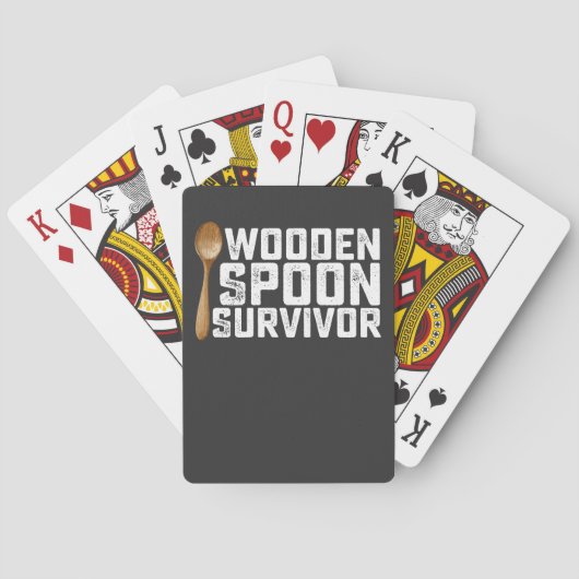 Wooden Spoon Survivor Pokerkaarten (Achterkant)