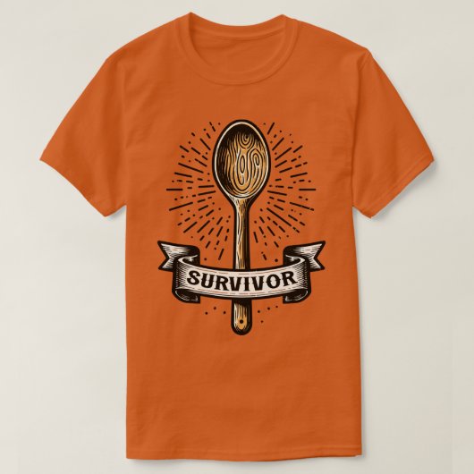 Wooden Spoon Survivor T-shirt (Design voorkant)