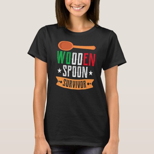 Wooden Spoon Survivor T-shirt (Voorkant)