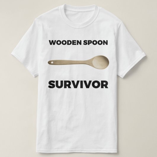 Wooden Spoon Survivor T-shirt (Design voorkant)