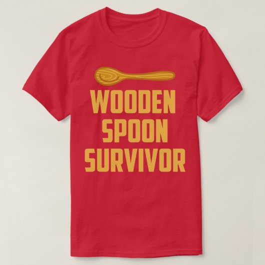 Wooden Spoon Survivor T-shirt (Design voorkant)
