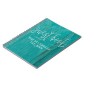 Wooden Timber Rustic Beach House - Gepersonaliseer Notitieboek (Linkerzijde)