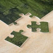 Wooden Train Trestle Over a River Legpuzzel (Zijkant)