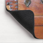 Wooden Trunk Chest met Buckles Muismat (Hoek)