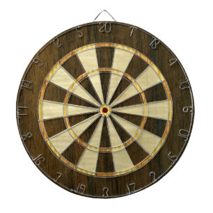 Wooden Veneer Dartboard Dartbord