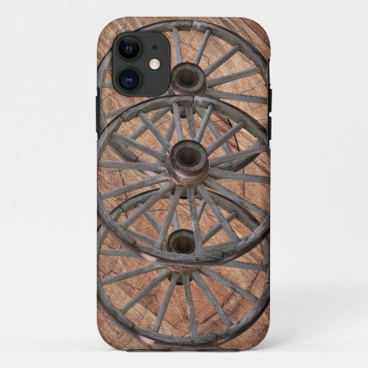 Wooden Wagon Wheels Case-Mate iPhone Case (Achterkant)