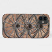 Wooden Wagon Wheels Case-Mate iPhone Case (Achterkant (horizontaal))