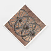  Wooden Wagon Wheels Servet (Hoek)
