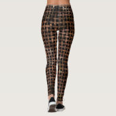 Wooden Weave Patroon Leggings (Achterkant)