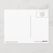 Wooden weg door Vintgar Gorge canyon Briefkaart (Achterkant)