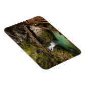 Wooden weg door Vintgar Gorge canyon Magneet (Rechterzijde)