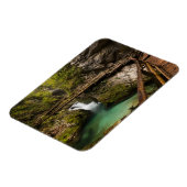 Wooden weg door Vintgar Gorge canyon Magneet (Linkerzijde)