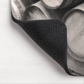 Wooden Whiskey-vaten Muismat (Hoek)