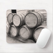 Wooden Whiskey-vaten Muismat (Met muis)