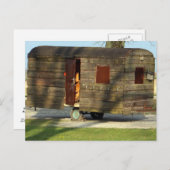 Wooden WOOD Carvan Trailer Briefkaarten (Voorkant / Achterkant)