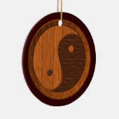 Wooden Yin Yang Ornament (Rechts)