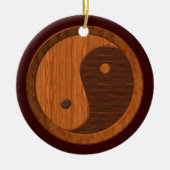Wooden Yin Yang Ornament (Voorkant)