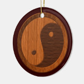 Wooden Yin Yang Ornament (Links)