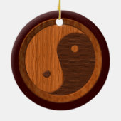 Wooden Yin Yang Ornament (Achterkant)