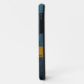 Wooden Zweden vlag Case-Mate iPhone Case (Achterkant/links)