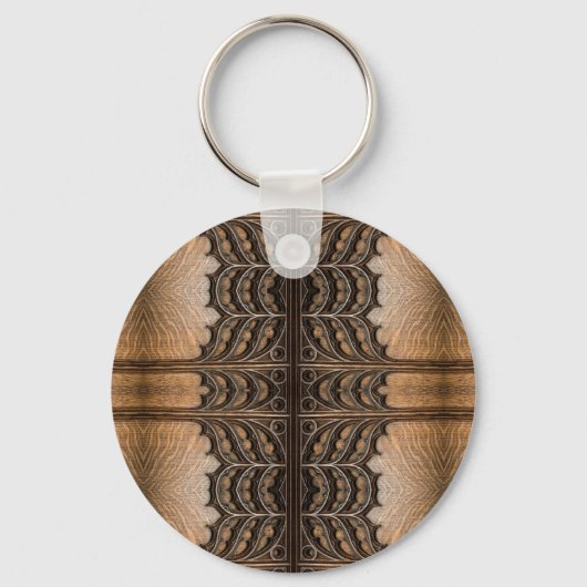 Woodendeursymmetrie Sleutelhanger (Voorkant)