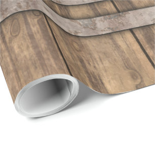 Woodenschacht Art. 1 Verpakkingspapier Cadeaupapier
