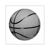 Woodenstang voor Basketball Design Rubberstempel (Afrduk)