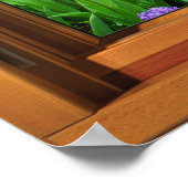 Woodenvensterverlichting voor kunstwerken - Lenttu Poster (Hoek)