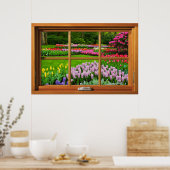 Woodenvensterverlichting voor kunstwerken - Lenttu Poster (Keuken)