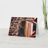 Woodenwaterwiel - Birthday Kaart (Voorkant)