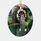 Woodenwaterwiel Duck Pond Ornament (Rechts)