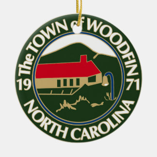 Woodfin Town Seal Keramisch Ornament