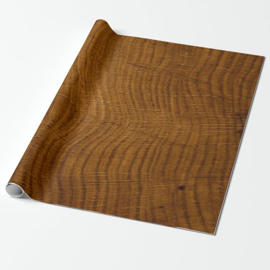 Woodgrain Cadeaupapier (Uitgerold)