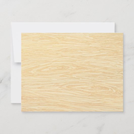 Woodgrain met Tortelduifjes RSVP (Achterkant)