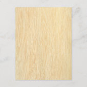 Woodgrain met Tortelduifjes Schets Info Card Informatiekaartje (Achterkant)