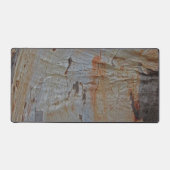 Woodgrain Tree Bark Foto Bruin Tan Outdoor Rustiek Bureaumat (Voorkant)