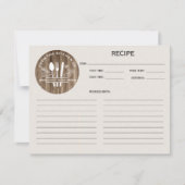 Woodgrain uit de keuken van Monogram Recipe (Voorkant)