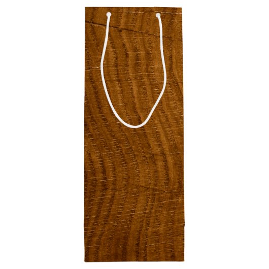 Woodgrain Wijn Cadeautas (Achterkant)