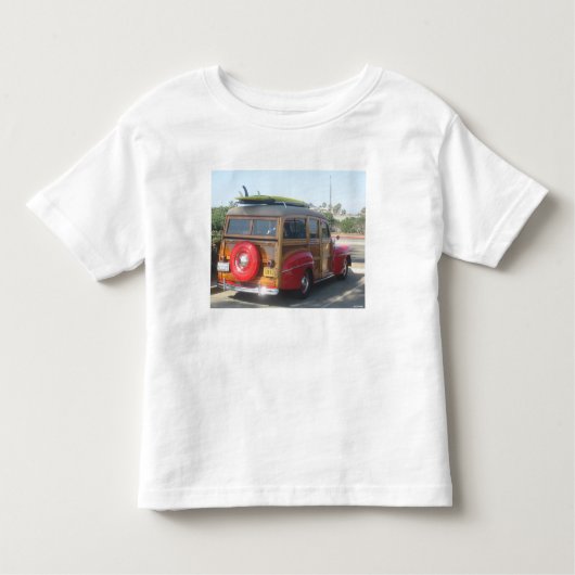 Woodie Wagon Kinder Shirts (Voorkant)