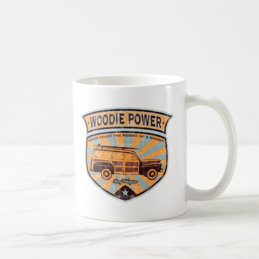 Woodie Wagon Koffiemok (Rechts)