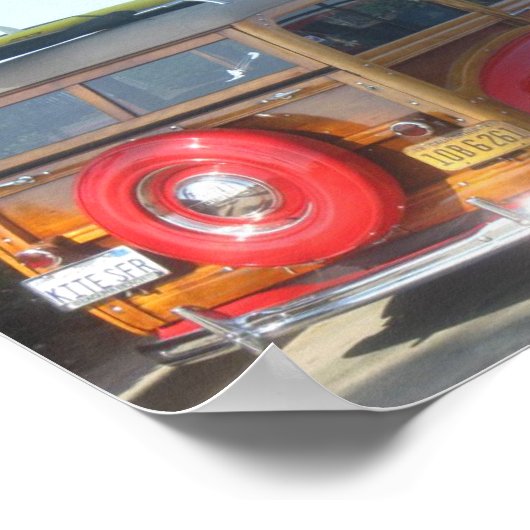 Woodie Wagon Poster (Hoek)