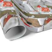 Woodie's kerstinpakpapier cadeaupapier (Rol Hoek)