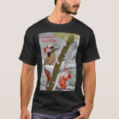 Woodies kerstT-shirt T-shirt (Voorkant)
