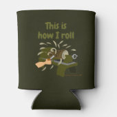 Woodkeercadeautje Dit is hoe ik Cartoon Lathe Blikjeskoeler (Achterkant)