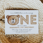 Woodland 1st Birthday Invitation | Uitnodiging tot