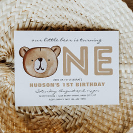 Woodland 1st Birthday Invitation | Uitnodiging tot