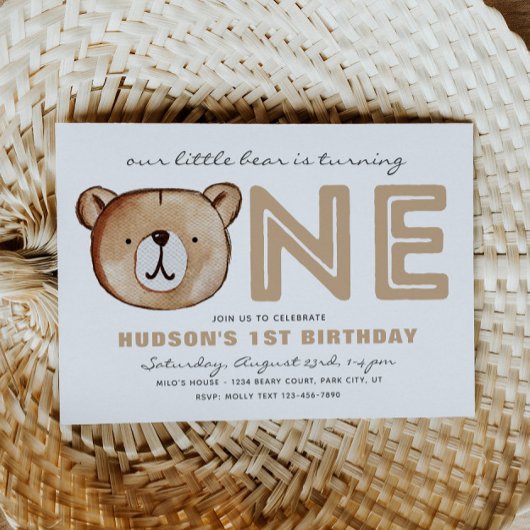 Woodland 1st Birthday Invitation | Uitnodiging tot