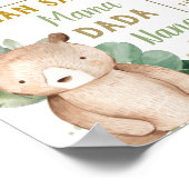 Woodland 1st Birthday Milestone Birth Stats Poster (Hoek)